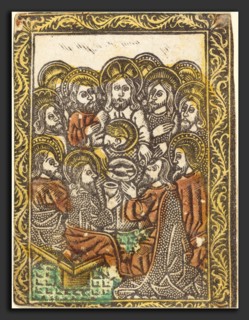 Workshop of Master of the Borders with the Four Fathers of the Church, The Last Supper, 1460-1480,