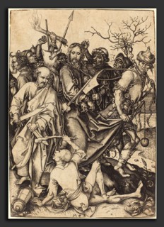Martin Schongauer (German, c. 1450 - 1491), The Betrayal and Capture of Christ, c. 1480, engraving