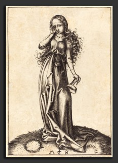 Martin Schongauer (German, c. 1450 - 1491), Third Foolish Virgin, c. 1490, engraving