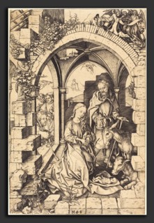 Martin Schongauer (German, c. 1450 - 1491), The Nativity, c. 1470-1475, engraving on laid paper
