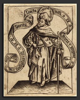 Master of the Berlin Passion (German, active c. 1450-1470), Saint James the Greater, c. 1465,