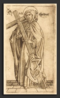 Israhel van Meckenem after Master E.S. (German, c. 1445 - 1503), Saint Judas Thaddeus (Saint