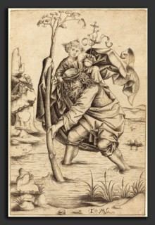 Israhel van Meckenem after Master of the Housebook (German, c. 1445 - 1503), Saint Christopher, c.