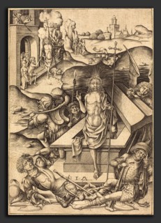 Israhel van Meckenem (German, c. 1445 - 1503), The Resurrection, c. 1480, engraving