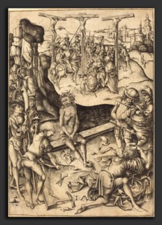 Israhel van Meckenem (German, c. 1445 - 1503), The Crucifixion, c. 1480, engraving
