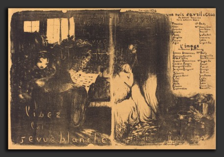 Edouard Vuillard (French, 1868 - 1940), Une Nuit d'Avril Ã  Céos; L'Image, 1894, lithograph in