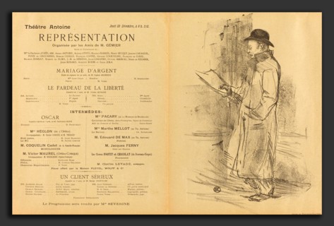 Henri de Toulouse-Lautrec (French, 1864 - 1901), Mariage d'argent; Le Fardeau de la liberté; Un