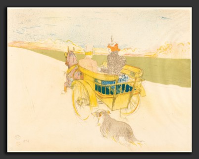 Henri de Toulouse-Lautrec (French, 1864 - 1901), Country Outing (Partie de campagne), 1897, color