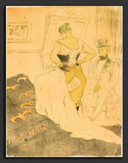 Henri de Toulouse-Lautrec (French, 1864 - 1901), Woman in Corset (Femme en corset), 1896, 4-color