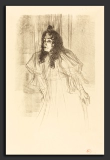 Henri de Toulouse-Lautrec (French, 1864 - 1901), Miss May Belfort Bare-Headed (Miss May Belfort en