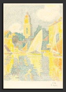 Paul Signac (French, 1863 - 1935), St. Tropez: The Port (Saint-Tropez: Le port), 1897-1898, 6-color