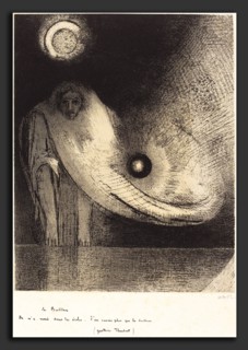 Odilon Redon (French, 1840 - 1916), Le Buddha, 1895, lithograph