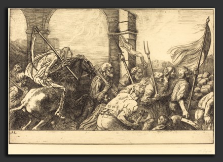 Alphonse Legros, The Triumph of Death: Departure (Le triomphe de la mort: Le depart), French, 1837