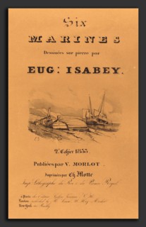 EugÃ¨ne Isabey (French, 1803 - 1886), Six marines, 1833, lithograph, cover for the series