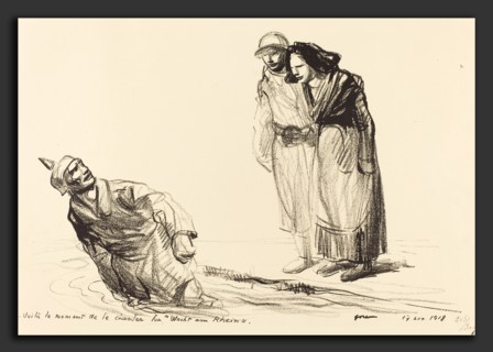 Jean-Louis Forain, Voila le Moment de te Chantes "Wacht am Rhein", French, 1852 - 1931, 1914-1919,