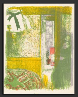 Edouard Vuillard (French, 1868 - 1940), Interior with Hanging Lamp (Interieur a la suspension),