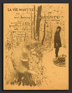 Edouard Vuillard (French, 1868 - 1940), La Vie muette, 1894, lithograph in green-black on wove