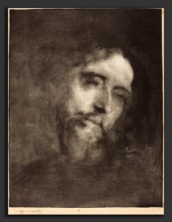EugÃ¨ne CarriÃ¨re (French, 1849 - 1906), Alphonse Daudet, 1893, lithograph