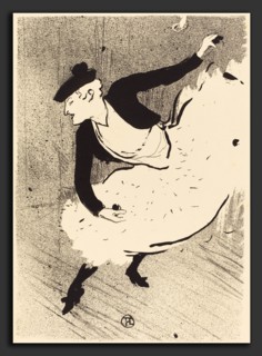 Henri de Toulouse-Lautrec (French, 1864 - 1901), Edmée Lescot, 1893, lithograph in black on velin