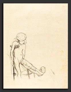 Henri de Toulouse-Lautrec (French, 1864 - 1901), Wounded Eros (Eros vanné), 1894, lithograph in