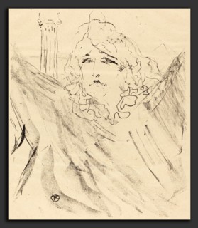 Henri de Toulouse-Lautrec (French, 1864 - 1901), Sarah Bernhardt in "Cleopatra" (Sarah Bernhardt