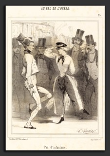 Charles Vernier (French, 1831 - 1887), Pas d'Infanterie, lithograph