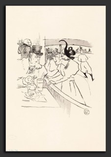 Henri de Toulouse-Lautrec (French, 1864 - 1901), In the Skating Professional Beauty, 1895,