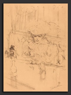 Henri de Toulouse-Lautrec (French, 1864 - 1901), At the Hanneton (Au Hanneton), 1898, lithograph in