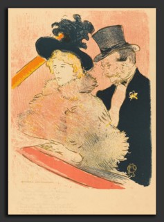 Henri de Toulouse-Lautrec (French, 1864 - 1901), At the Concert (Au concert), 1896, 4-color