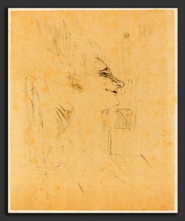 Henri de Toulouse-Lautrec (French, 1864 - 1901), Drunkard (Soularde), 1898, lithograph in black and