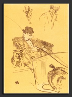 Henri de Toulouse-Lautrec (French, 1864 - 1901), Cover for "La tribu d'Isodore" (Couverture pour