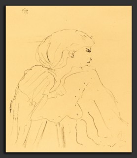 Henri de Toulouse-Lautrec (French, 1864 - 1901), Cassive, 1896, lithograph in black on