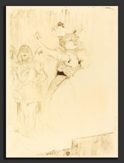 Henri de Toulouse-Lautrec (French, 1864 - 1901), Lender Dancing the Bolero in "Chilperic"  (Lender