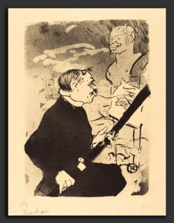 Henri de Toulouse-Lautrec (French, 1864 - 1901), For You (Pour toi!), 1893, lithograph in black