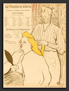 Henri de Toulouse-Lautrec (French, 1864 - 1901), Une Faillite; Le PoÃ¨te et le financier, 1893,