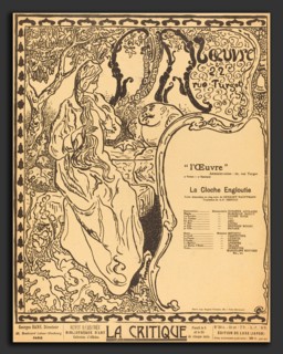 Paul Ranson (French, 1862 - 1909), La Cloche engloutie, 1897, lithograph in black on wove paper