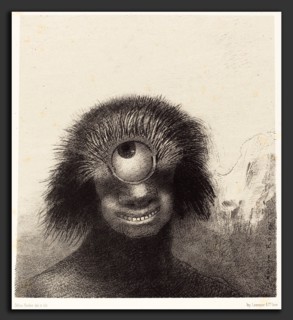 Odilon Redon (French, 1840 - 1916), Le Polype difforme flottait sur les rivages, sorte de cyclope
