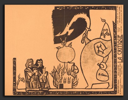 Alfred Jarry (French, 1873 - 1907), Ubu Roi, 1894, photomechanical process in black on pink wove