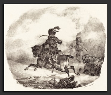 Théodore Gericault (French, 1791 - 1824), Light Artillery Officer of the  Imperial Guard (Officier