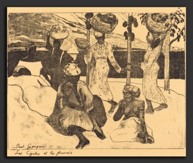 Paul Gauguin (French, 1867 - 1939), Locusts and Ants: A Memory of Martinique  (Les cigales et les