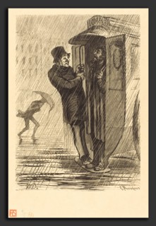 Charles Maurand after Honoré Daumier (French, active 1863-1881), Complet!!!, 1862, wood engraving