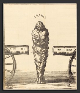 Honoré Daumier (French, 1808 - 1879), Histoire d'un rÃ¨gne, 1870, gillotype on newsprint