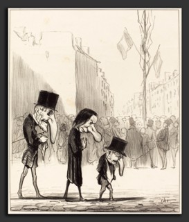 Honoré Daumier (French, 1808 - 1879), Les Trois petits saints, lithograph