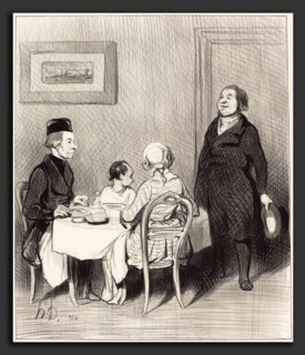 Honoré Daumier (French, 1808 - 1879), Un Ami est un crocrodile, 1845, lithograph