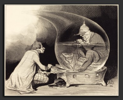 Honoré Daumier (French, 1808 - 1879), Le Rajeunissement du Constitutionnel, 1844, lithograph