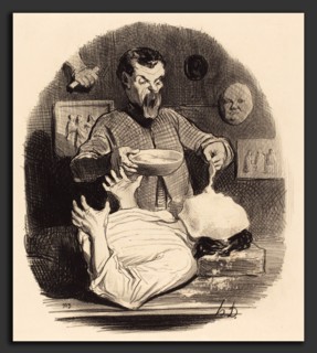 Honoré Daumier (French, 1808 - 1879), Un Monsieur qui veut se donner la satisfaction, 1846,