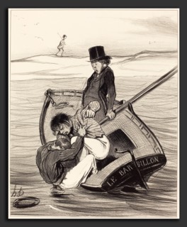 Honoré Daumier (French, 1808 - 1879), Une Révolte a bord, 1843, lithograph