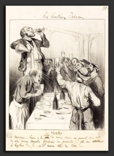 Honoré Daumier (French, 1808 - 1879), Une Réception, 1843, lithograph