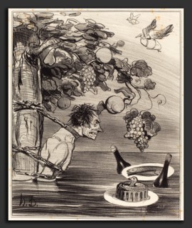 Honoré Daumier (French, 1808 - 1879), Le Supplice de Tantale, 1842, lithograph