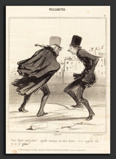 Honoré Daumier (French, 1808 - 1879), Onze degrés centigrades!, 1841, lithograph on newsprint